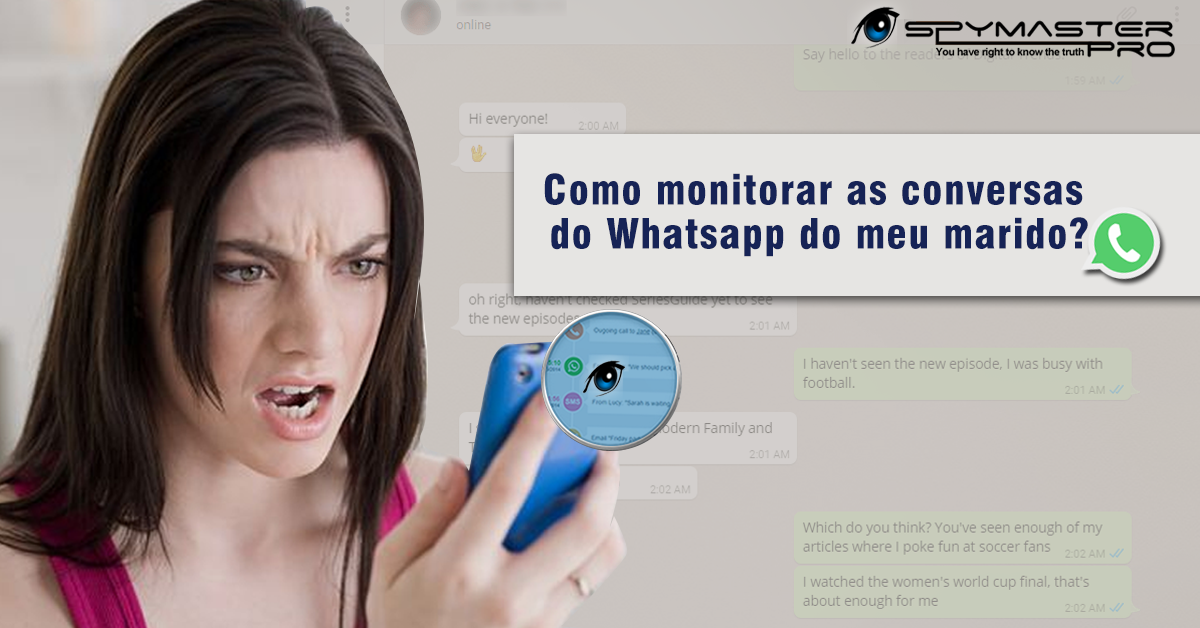 Como monitorar as conversas do Whatsapp do meu marido?